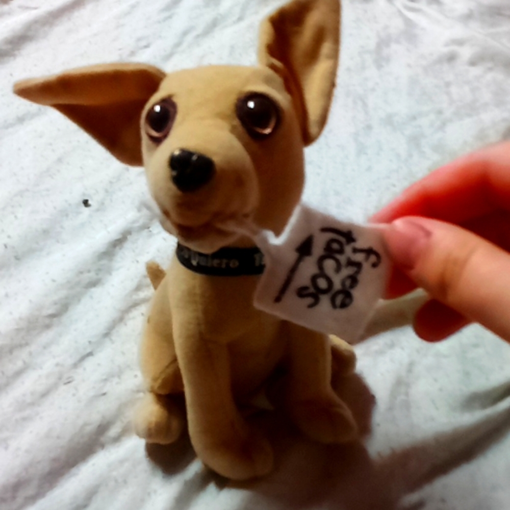 Taco bell dog vtg free taco